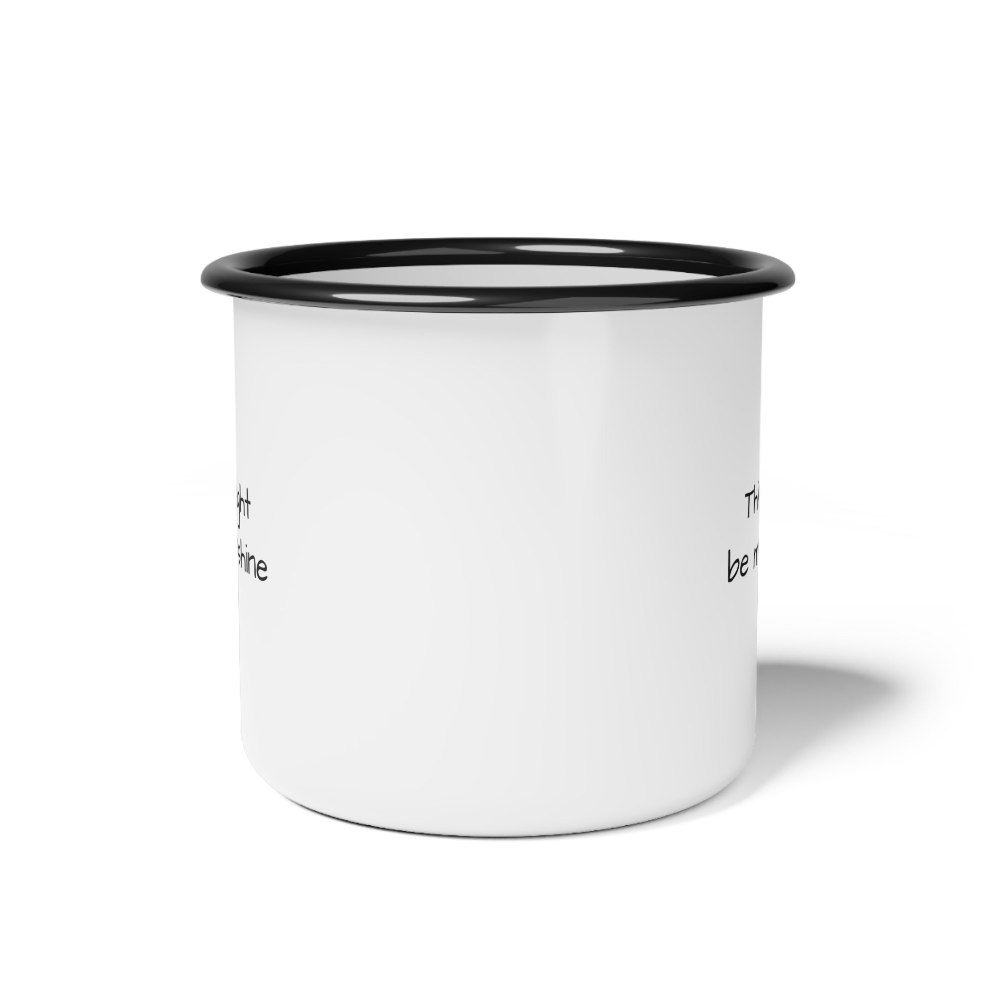This might be moonshine - Enamel Camping Mug
